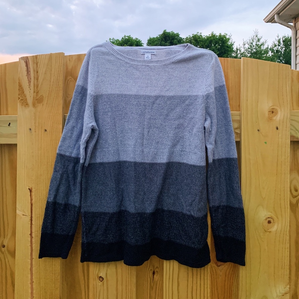 Vintage Grey Striped sweater